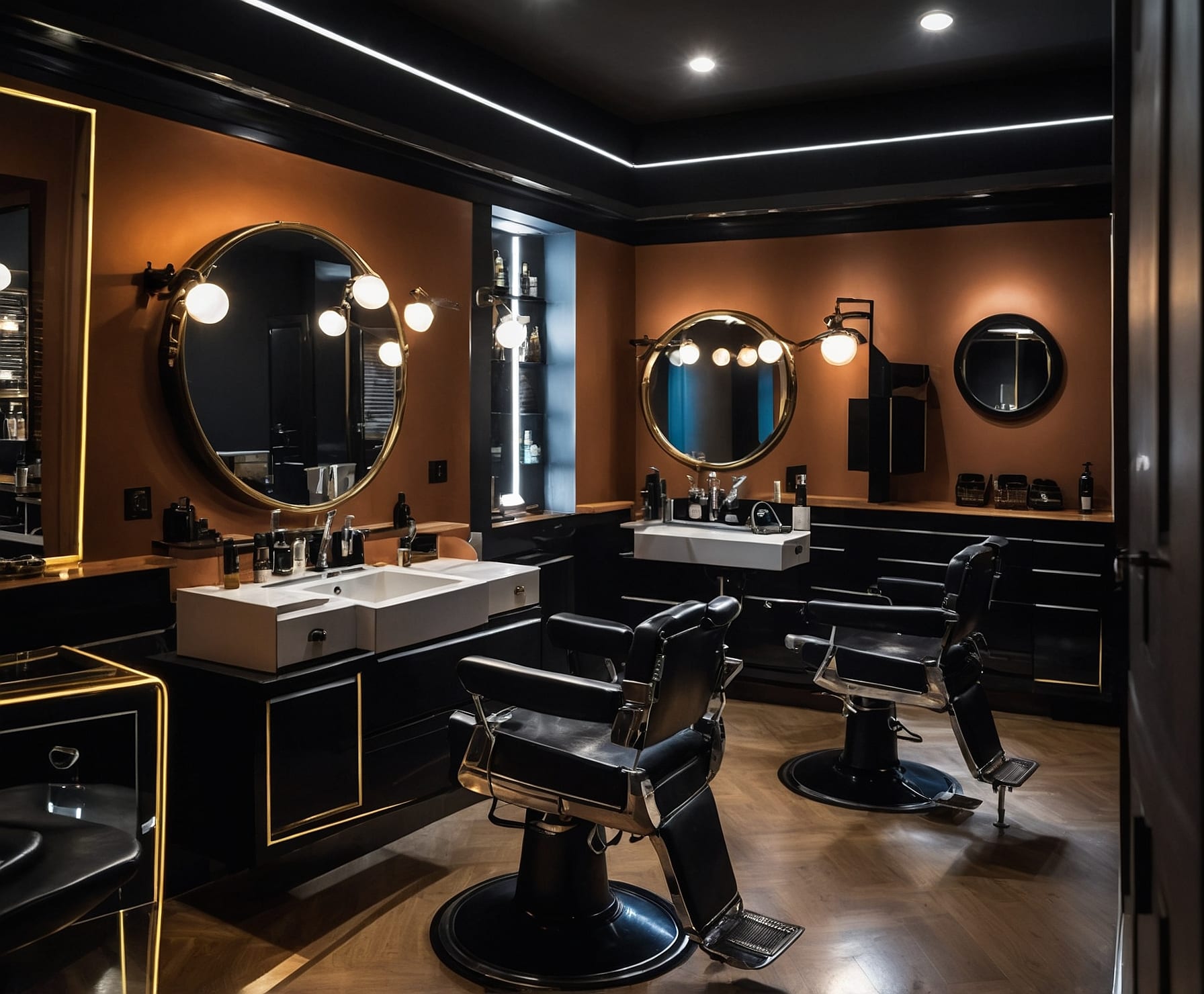 Corte de cabello moderno y elegante para ejecutivos